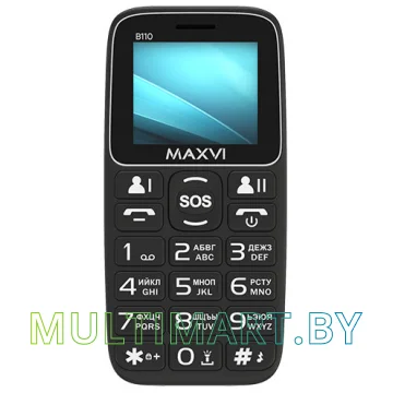 Мобильный телефон Maxvi B110 (черный)